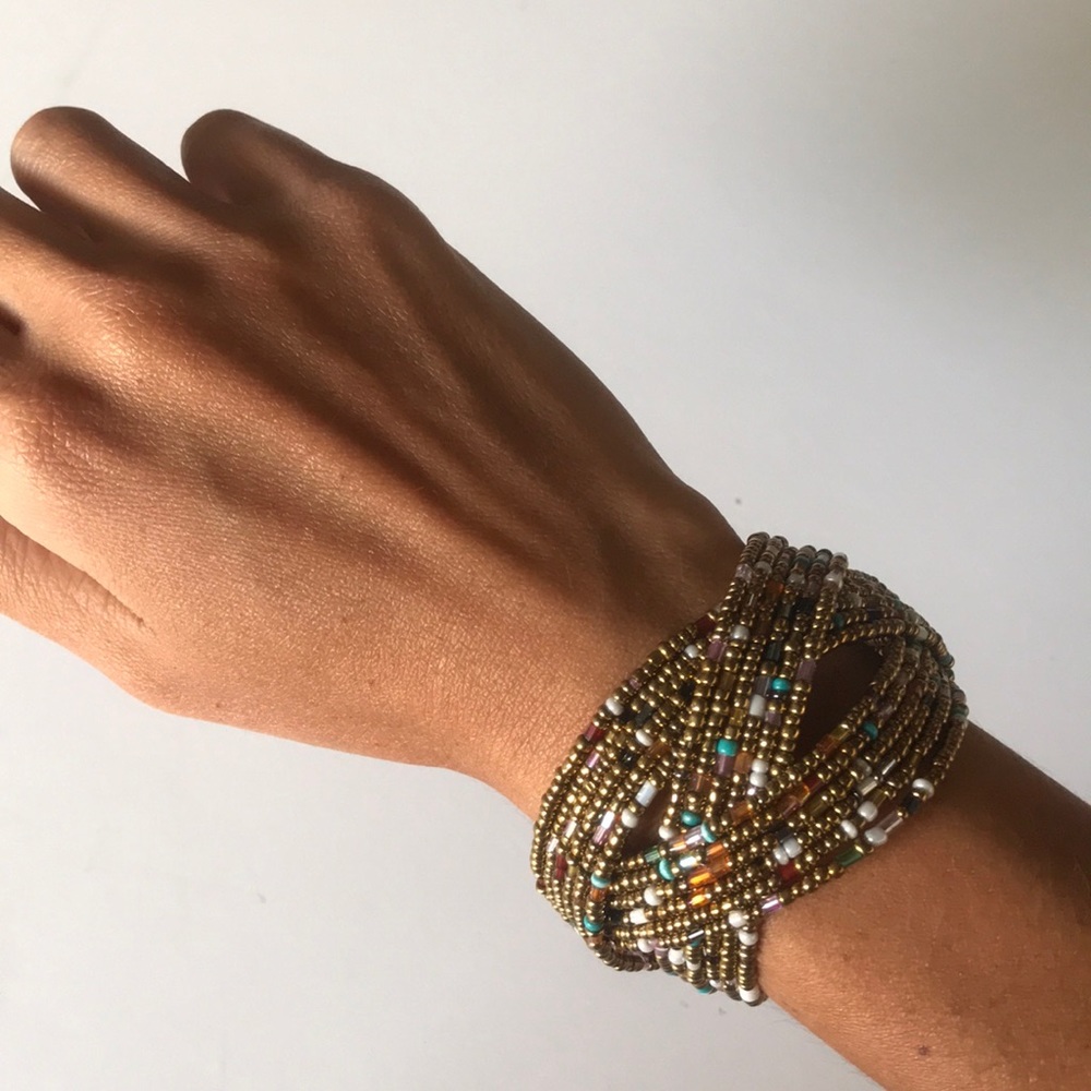 Beaded cuff
